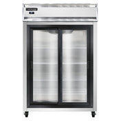 Continental Refrigerator 2RNSASGD Refrigerator Reach-in Display Two-section