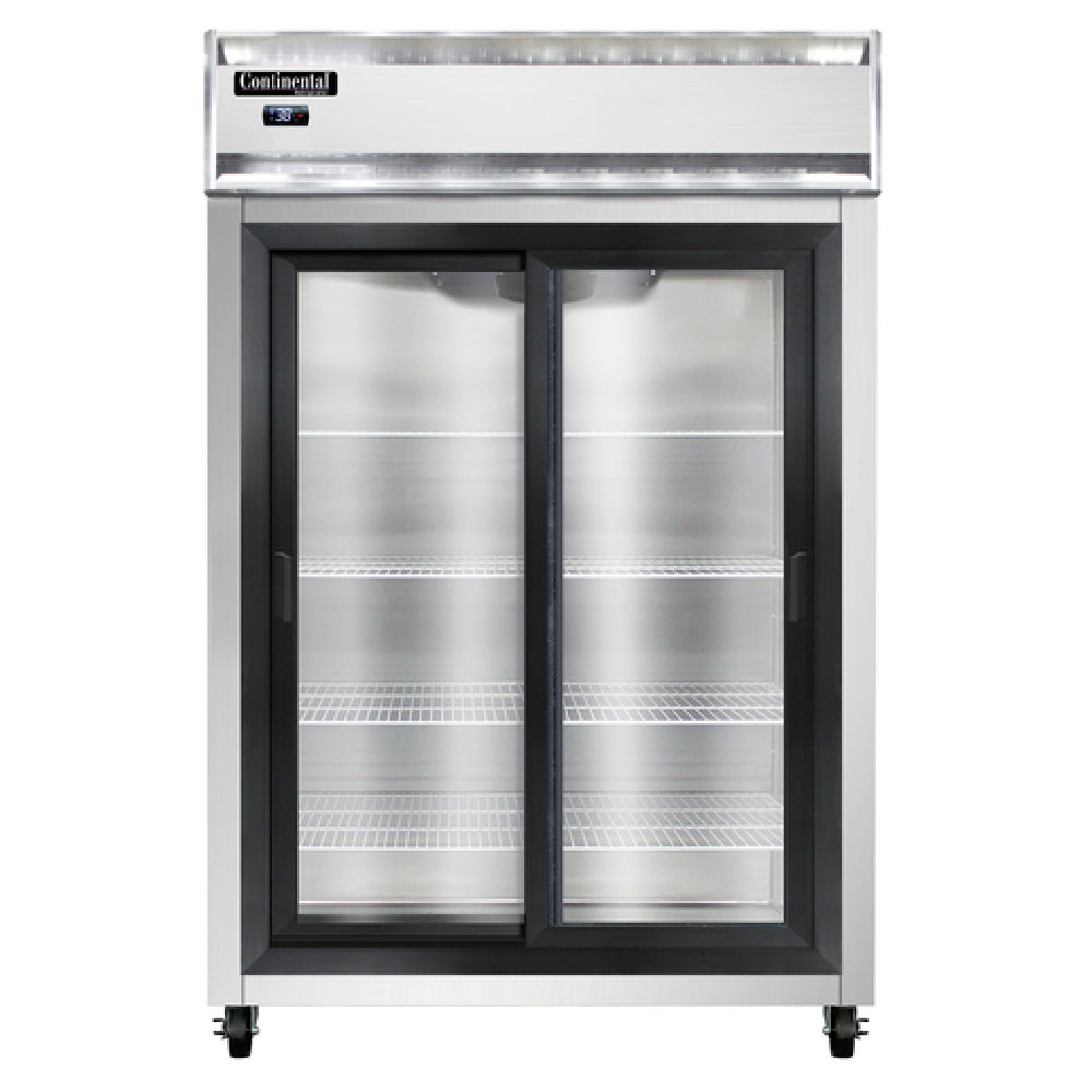 Continental Refrigerator 2RNSSSGD Refrigerator Reach-in Display Two-section