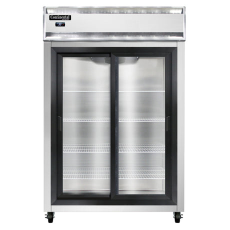 Continental Refrigerator 2RNSSSGD Refrigerator Reach-in Display Two-section