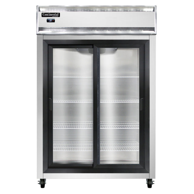 Continental Refrigerator 2RNSSSGD Refrigerator Reach-in Display Two-section