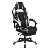 Flash Furniture CH-00288-WH-GG X40 Gaming Chair 280 Lb. Weight Capacity LeatherSoft Upholstery