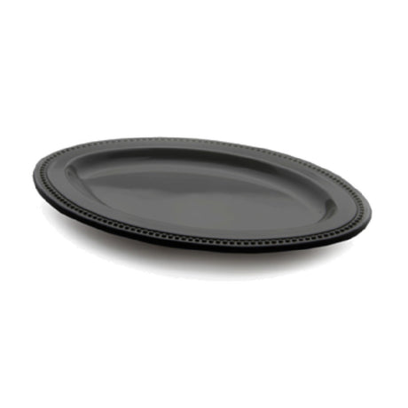 GET Enterprises M128OV-B Elite Global Solutions Platter 12"L X 8-1/2"W X 1"H Oval