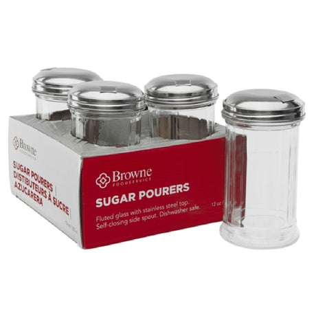 Browne Foodservice 575228 Sugar Pourer 12 Oz. 3" Dia. X 5-3/5"H