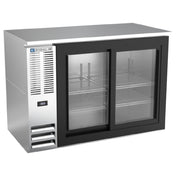 Beverage Air BBN48HC-F-GS-S - Refrigerated Food Rated Back Bar Storage Cabinet, Two-section
