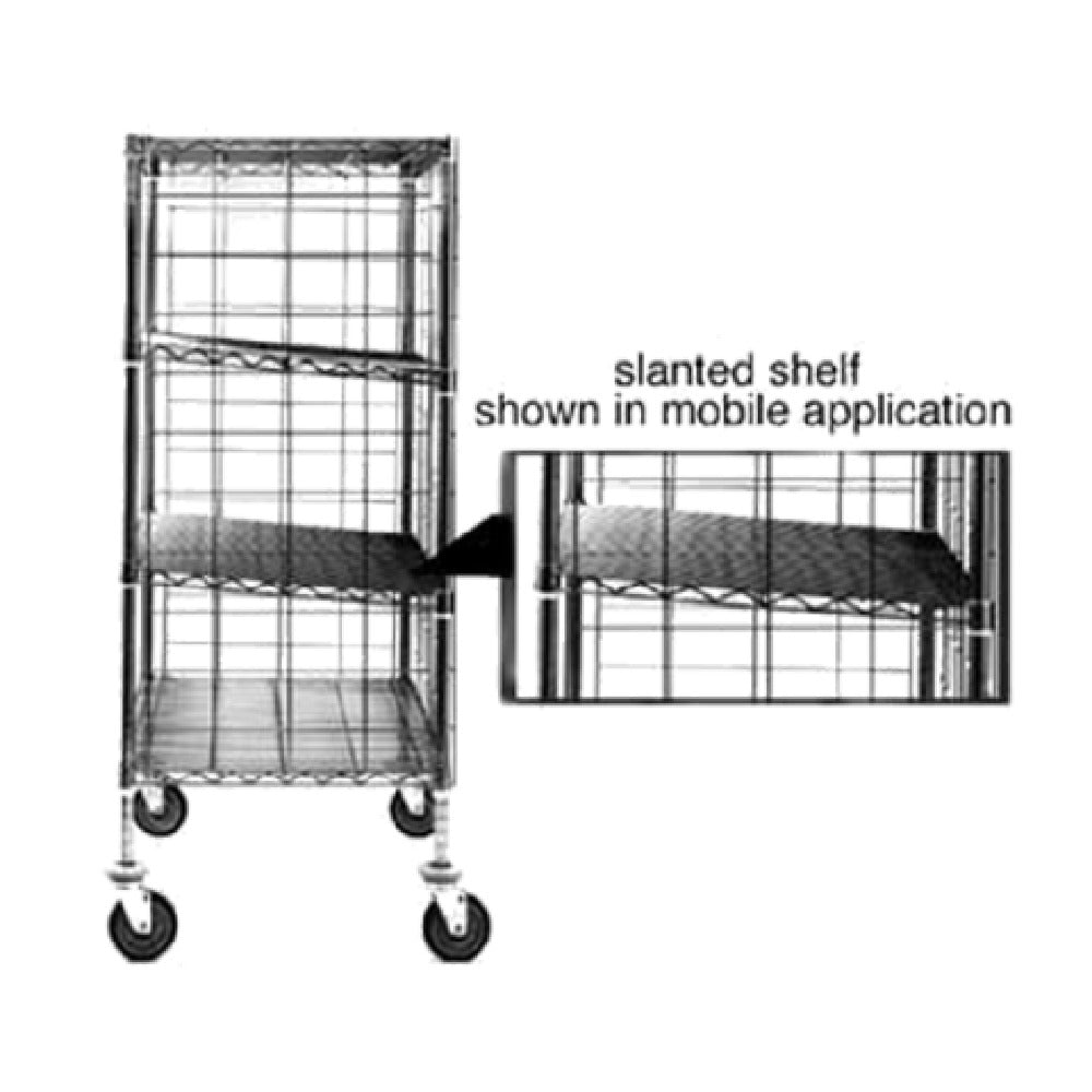 Eagle SL2136C Slanted Shelf Wire 36"W X 21"D