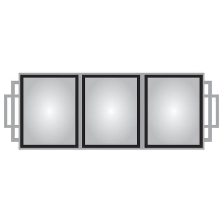 Hubert 33041 - Menu Board, 3-pocket, Wall-mount