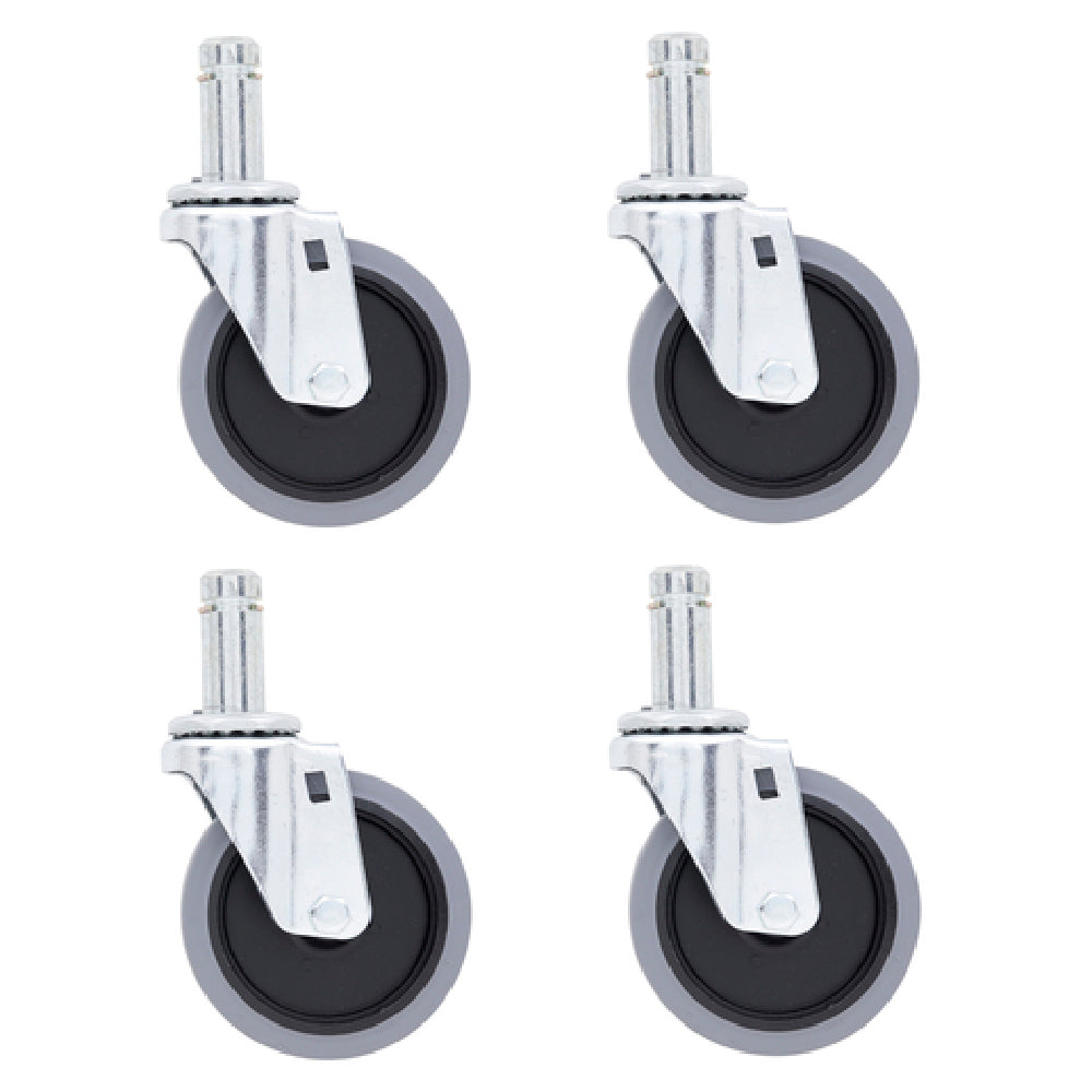 Metro RPBC4M-4 Replacement Casters 4" For MyCart™ Series & Deep Ledge Utility Carts (set Of 4)