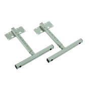 Hubert 104199 - Kratos 28W-533T-Style Legs, 12-3/16"D X 16"H, Adjustable Height From 10" To 16"