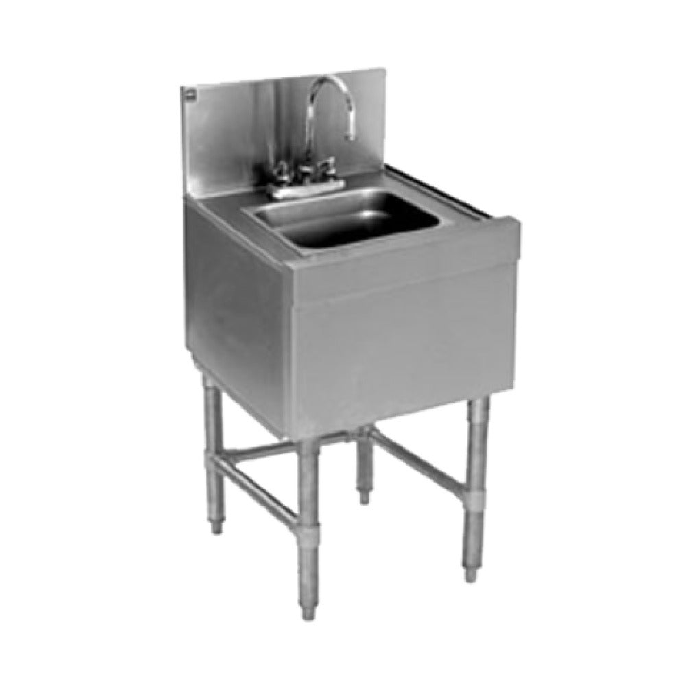 Eagle WS12-19 Spec-Bar® Wet Waste Sink 12"W X 19"D 20/304 Stainless Steel Construction