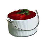 Bon Chef 9145CABERNET - Pot With Bail Handle, 2 Qt., 6-3/4" X 4-1/8"