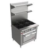 Venancio G36ST-36B_LP Genesis Series Restaurant Range Gas 36"W