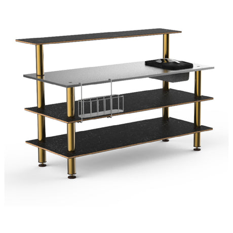 Steelite MGCMLC05MBXF Mogogo Buffet Solutions Modular ProBar Station 4-tier 71" X 40" X 47-1/2"H