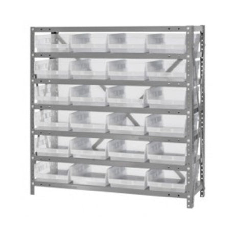 Quantum 1239-107CL Shelving Unit 12"D X 36"L X 39"H Heavy Duty