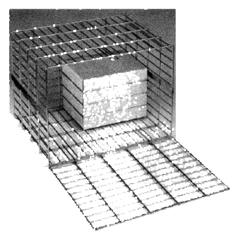 SPG SMOD1824 - Amco Security Module, 4-sided Wire Enclosure With Single Hinged Lockable Door