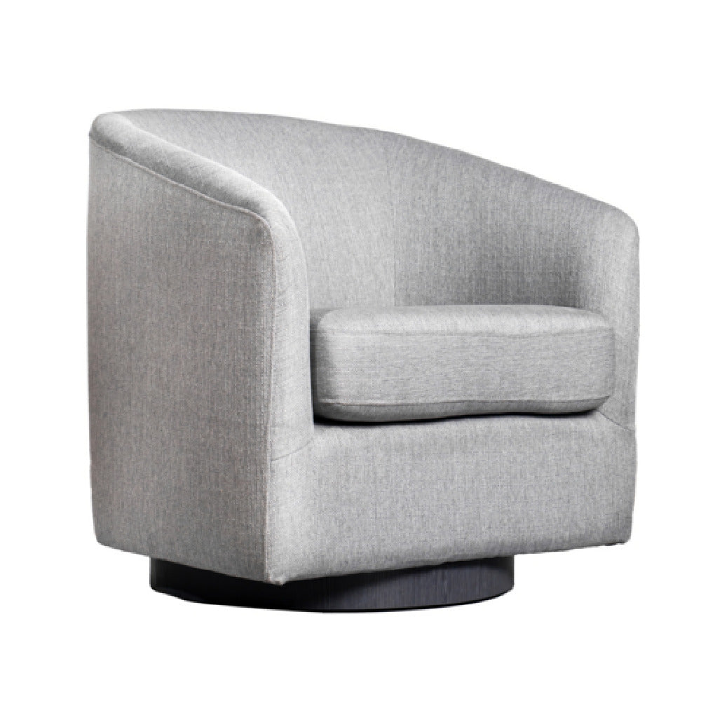 Flash Furniture BS-AC22-060-LTGRY-GG Landon Club Style Commercial Barrel Accent Armchair