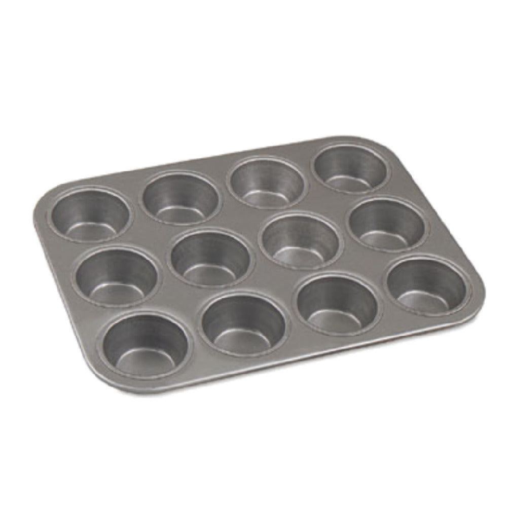 Alegacy Foodservice Products 143 Muffin/Cup Cake Pan 12 Cup Capacity 2-3/4" X 2-1/16" Dia. Per Interior Cup