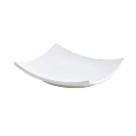 FOH DAP038WHP23 Origami® Plate 5" X 5" X 1" Square