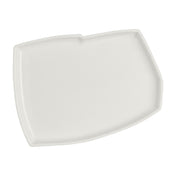 Steelite 51109ST3261 Tray 5.875" X 4.25" X 0.625" White Album