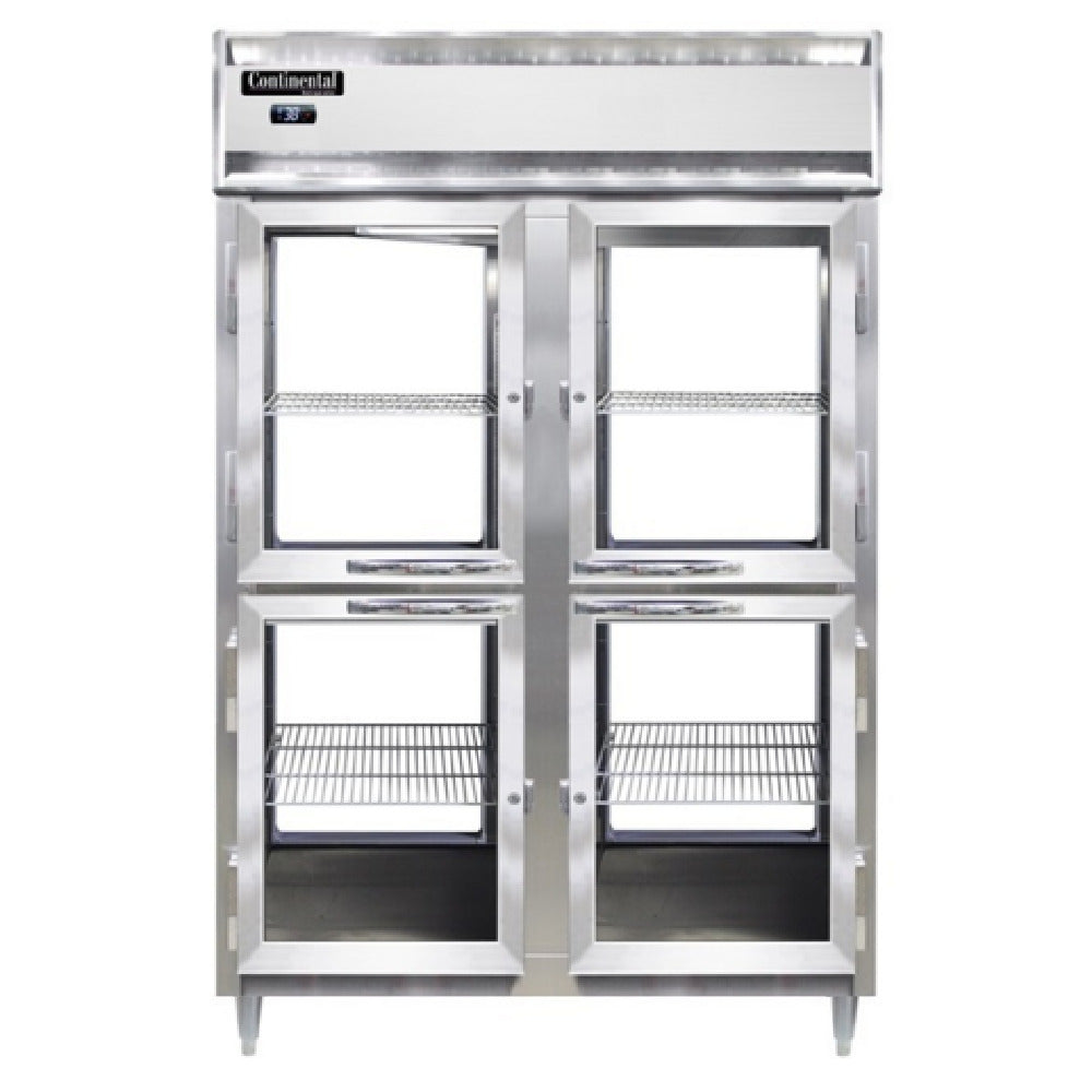 Continental Refrigerator D2RNSSPTHD-GD-GD Designer Line Refrigerator 50 Cu. Ft. Capacity