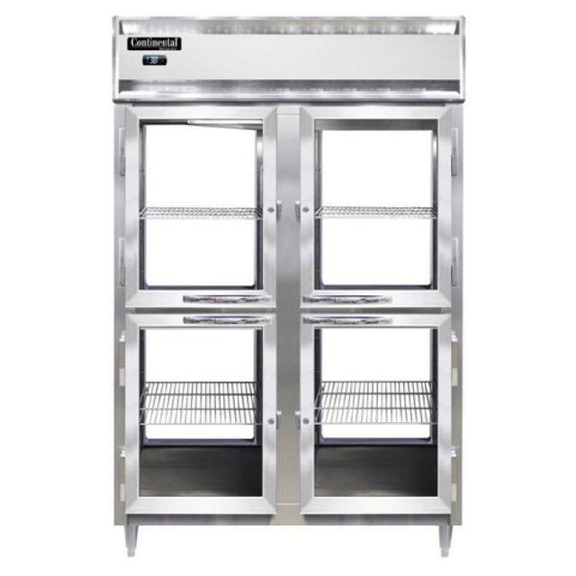 Continental Refrigerator D2RNPTHD-GD-GD Designer Line Refrigerator 50 Cu. Ft. Capacity