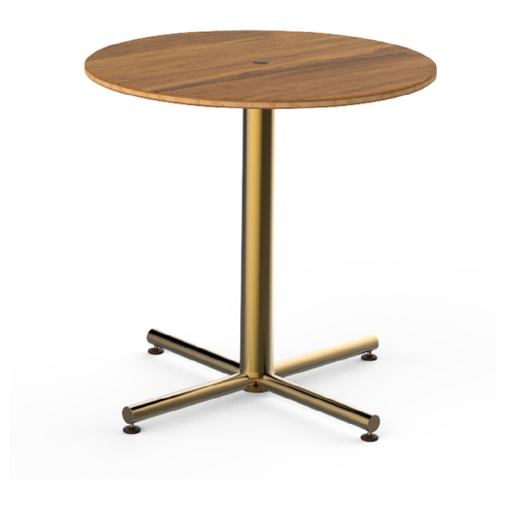 Steelite MGCPRR01BBXX Mogogo Buffet Solutions Bistro Table 30" Dia. X 29" H Round