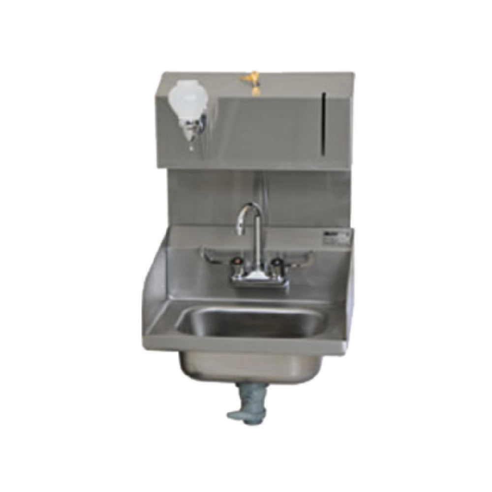 Eagle HSA-10-FWLDP-LRS-1X Hand Sink Wall Mount 14" Wide X 10" Front-to-back X 5" Deep Bowl