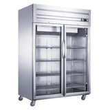 Dukers D55AR-GS2 Dukers Refrigerator Reach-in Two-section