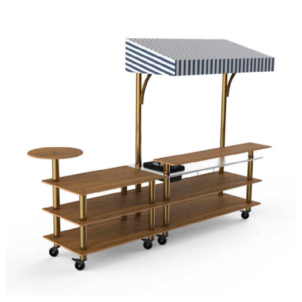 Steelite MGCMLC07BBWW - Mixology Bar Station, 125.0" X 41.0" X 95.5", Modular