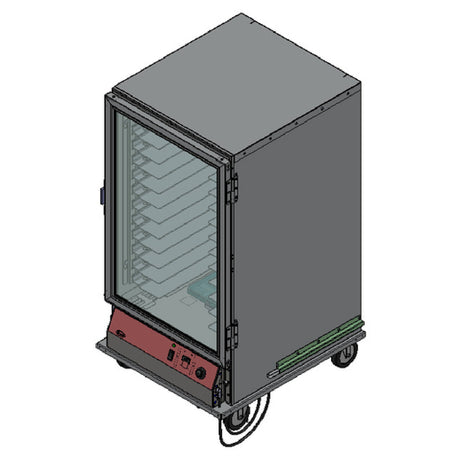 BevLes Company PHC60-24INS-A-4R1 Proofing & Holding Cabinet Mobile 3/4 Height