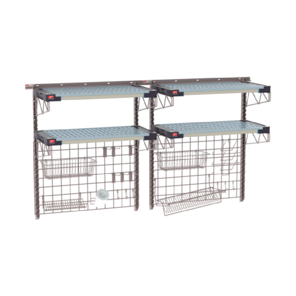 Metro SW-1872K4-45-SINK - SmartWall Complete Kit For Sinks, Double-wide, Two-tier