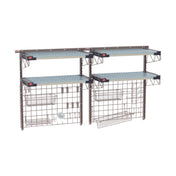 Metro SW-1872K4-45-SINK - SmartWall Complete Kit For Sinks, Double-wide, Two-tier