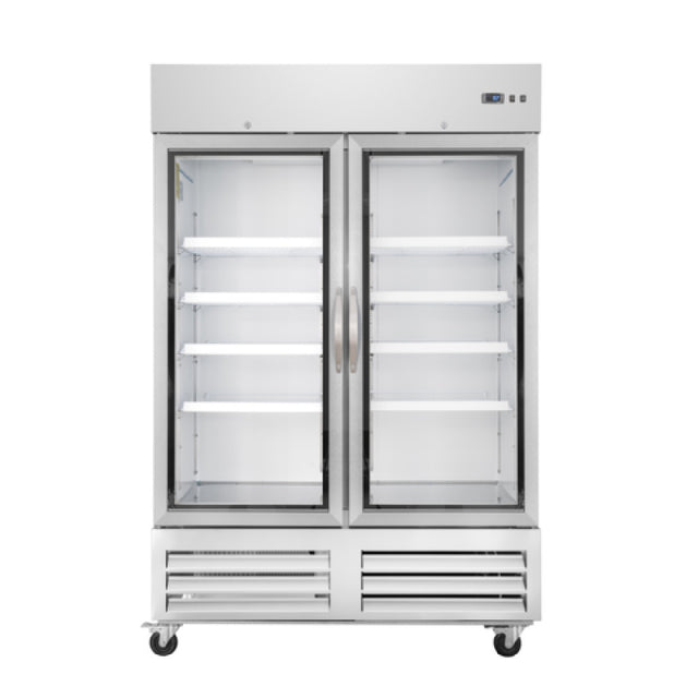 Koolmore KM-RIC-2DGD Convertible Refrigerator/Freezer Reach-In 54"W 49 Cu. Ft. Capacity