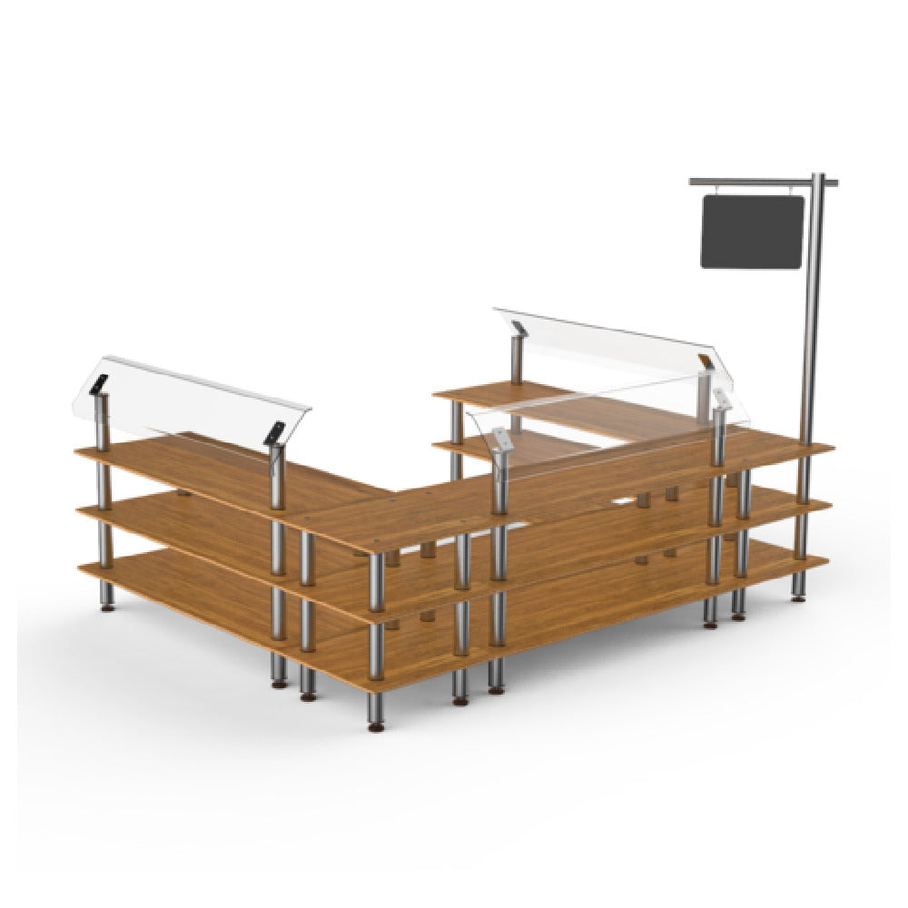Steelite MGCMLB18BSXF - Deli Station, 130.0" X 100.0" X 94.0", Modular