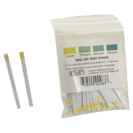 Franklin Machine Products 142-1363 Litmus Test Strips For Quaternary Ammonia Compounds " QUAT" (100 Strips Per Pack)