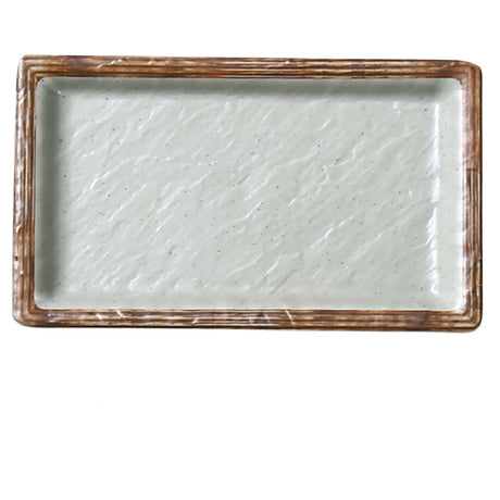 Yanco YO-3006 Yoto Sushi Plate 6-1/2"L X 3-3/4"W X 3/4"H Rectangular