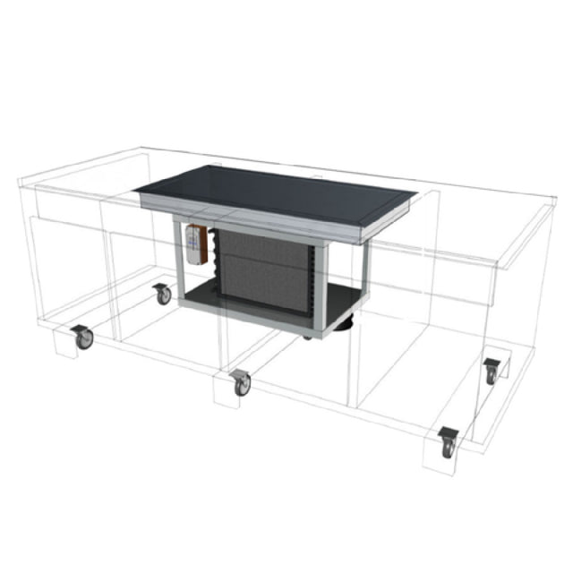 Spring USA SS-FT-7222 Hidden Frost Top Self-contained 72"W X 22"D