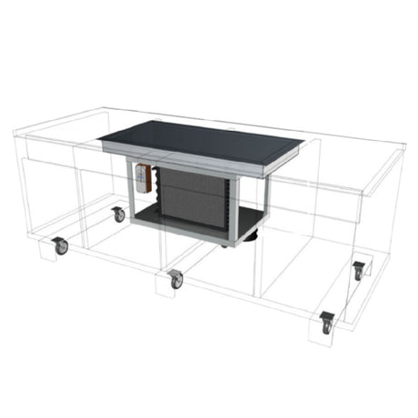 Spring USA SS-FT-2422 Hidden Frost Top Self-contained 24"W X 22"D