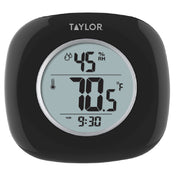 Taylor 1745BK Indoor Thermometer/Hygrometer 14°F To 122°F (-10°C To 50°C) Temperature Range
