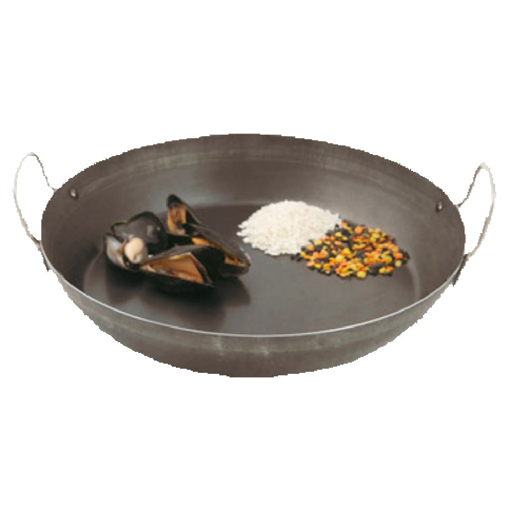 Paderno A4171732 Paella Pan 12-1/2" Dia. X 2-1/4"H 3/64" Thick