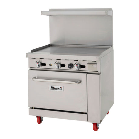 Migali Industries C-RO-36G-NG Competitor Series® Range With Griddle Natural Gas 36” W