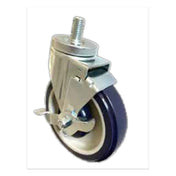 Sapphire Manufacturing SM-CS241 1/2"-10 Threaded Stem Caster 5" Polyurethane Wheel