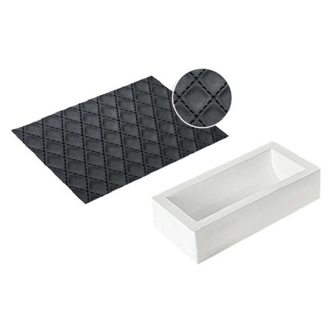 Louis Tellier MATELASSE (KIT BUCHE) Silikomart TortaFlex Series Matelasse Mold Kit