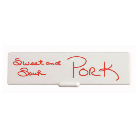 Hubert 21954 - Tag, 6-1/8" X 1-7/8"H, Rectangular