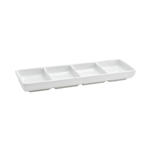 FOH DSD037WHP23 Dish 4 Compartments 1 Oz. Per Bowl