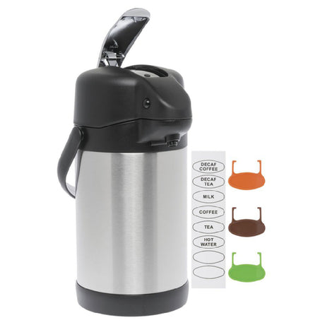 Hubert 66774 - Airpot, 3 Liter, 8-3/4" X 6-1/4" X 14"H