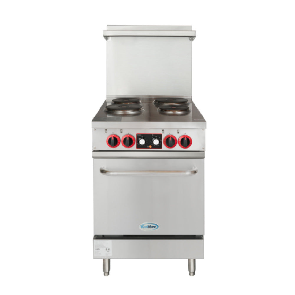 Koolmore KM-CR24-E KoolMore Commercial Electric Range With Oven 24"W X 33.75"D X 56.88"H