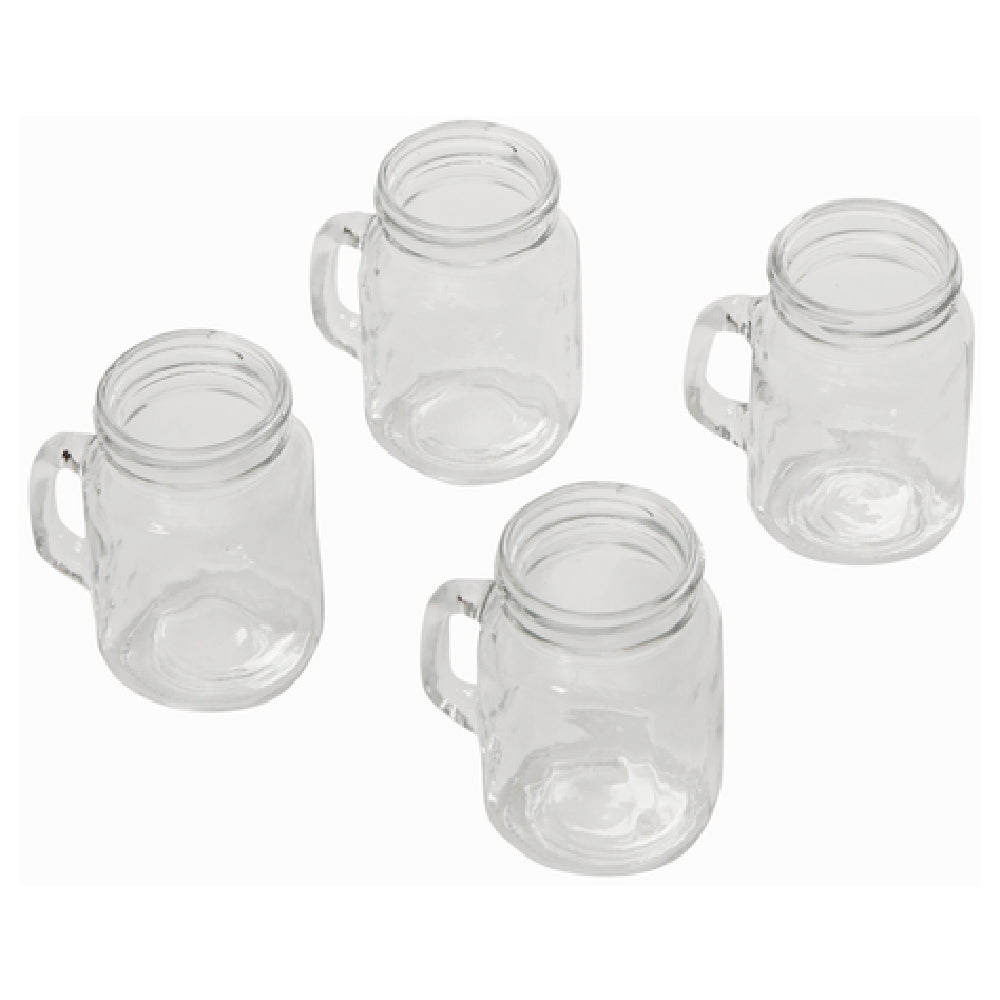 American Metalcraft MMJS Mini Mason Jar 4 Oz. 5"L X 4-3/4"W X 4"H