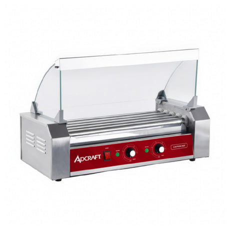 Admiral Craft HRG-05 - Adcraft Hot Dog Grill, 9.84" L X 22.60" W X 5.47" H, Manual Controls