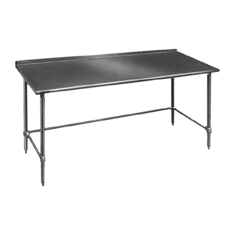 Eagle UT36108GTB Budget Series Work Table 108"W X 36"D 430 Stainless Steel Top With 1-1/2"H Rear Up-turn