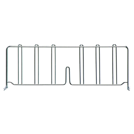 Quantum DIV21 Wire Shelf Divider 21"D X 8"H Chrome Plated Finish